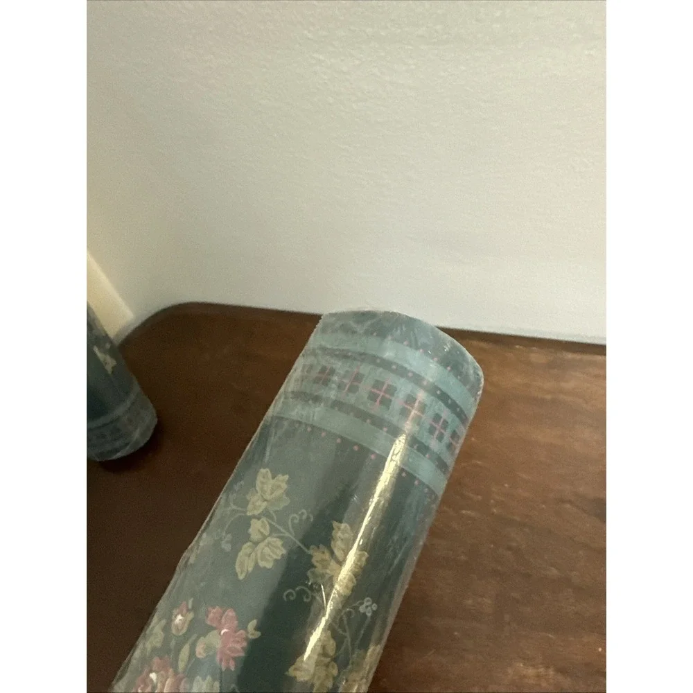 Vintage Imperial Floral Flowers Dark Green Wallpaper 2 Double Rolls